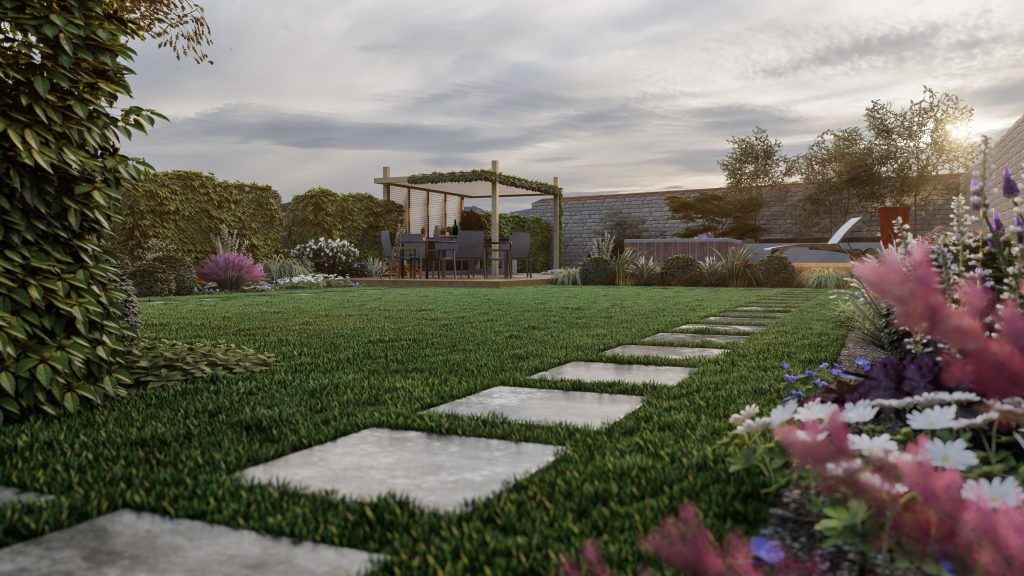 conception 3d de jardin