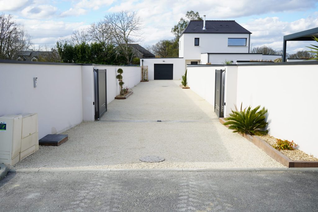 Aménagement d’une entrée carrossable